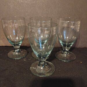 Morgantown Azure Cordial Goblets, set of 4